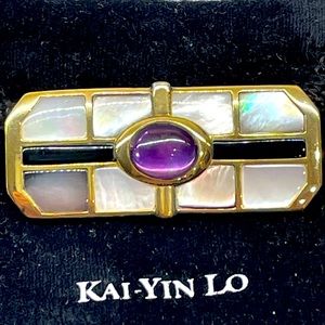 Kai Yin Lo/KYLO designer signed vintage brooch
